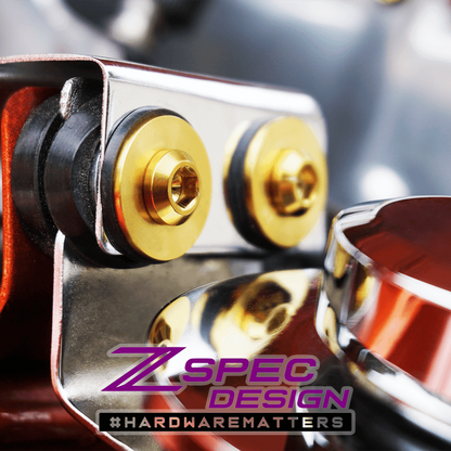 ZSPEC Stage-1 Dress Up Bolts® Hardware Kit for Nissan 300zx Z32, Titanium - Howling Moto