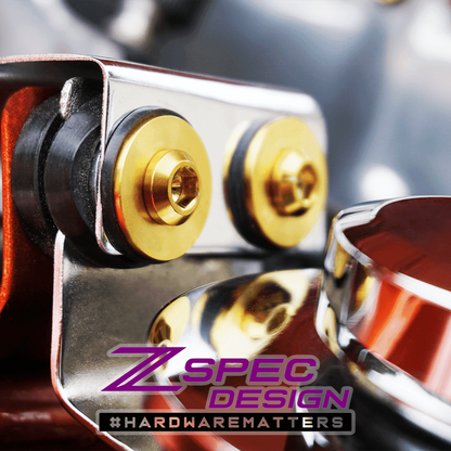ZSPEC Stage-3 Dress Up Bolts® Hardware Kit for Nissan 300zx Z32, Titanium - Howling Moto