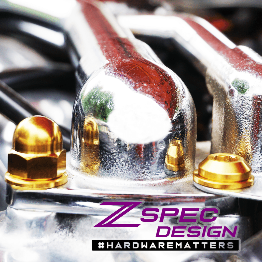 ZSPEC Stage-1 Dress Up Bolts® Hardware Kit for Nissan 300zx Z32, Titanium - Howling Moto