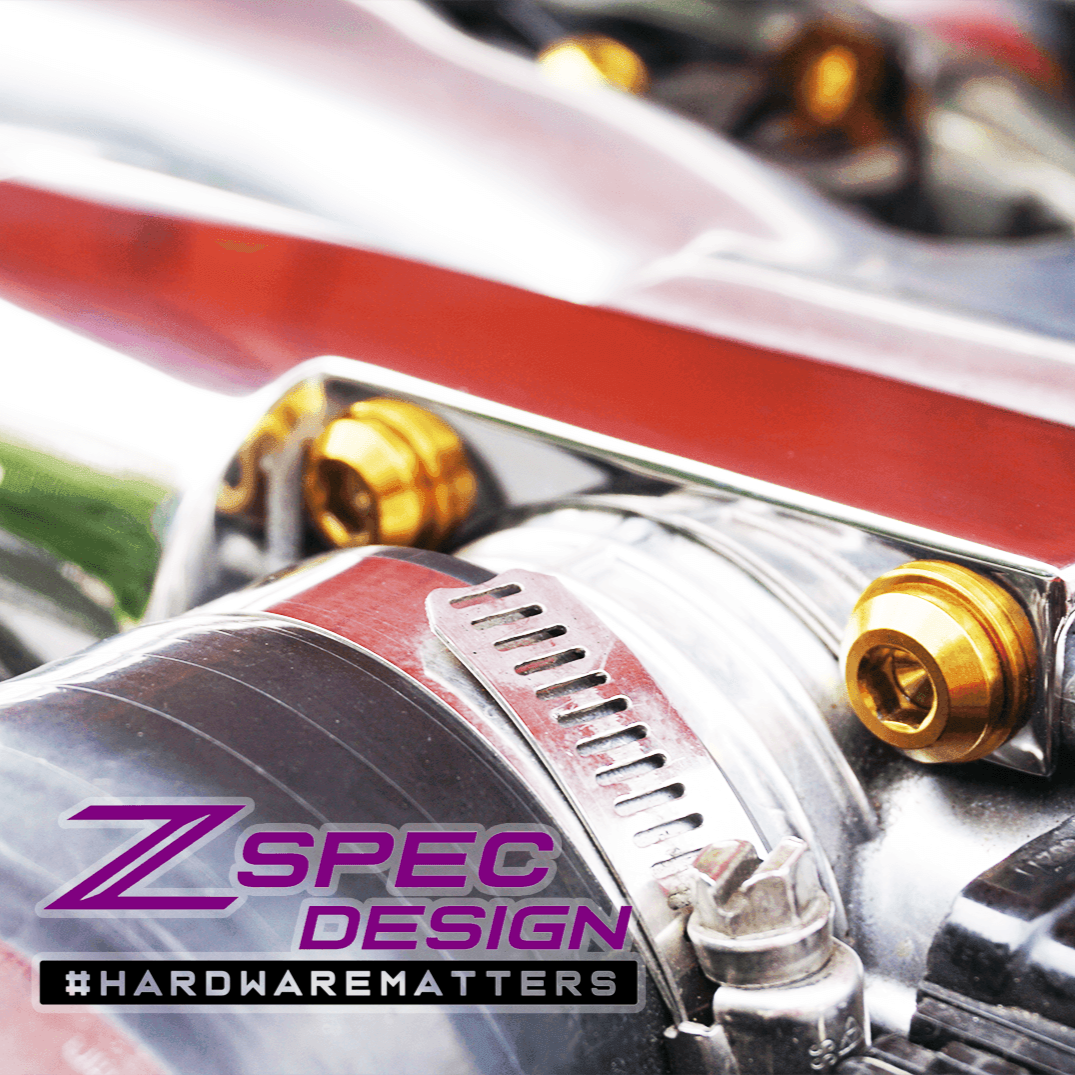 ZSPEC Stage-2 Dress Up Bolts® Hardware Kit for Nissan 300zx Z32, Titanium - Howling Moto