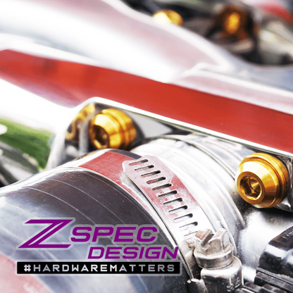 ZSPEC Stage-3 Dress Up Bolts® Hardware Kit for Nissan 300zx Z32, Titanium - Howling Moto