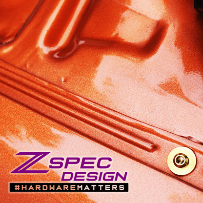 ZSPEC Stage-1 Dress Up Bolts® Hardware Kit for Nissan 300zx Z32, Titanium - Howling Moto