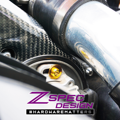 ZSPEC Stage-2 Dress Up Bolts® Hardware Kit for Nissan 300zx Z32, Titanium - Howling Moto