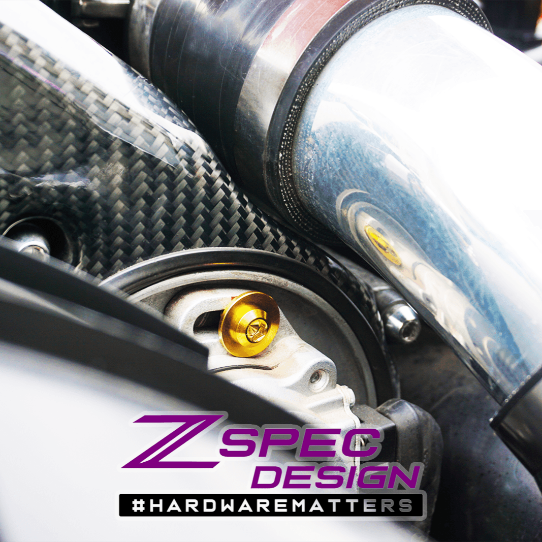 ZSPEC Stage-1 Dress Up Bolts® Hardware Kit for Nissan 300zx Z32, Titanium - Howling Moto