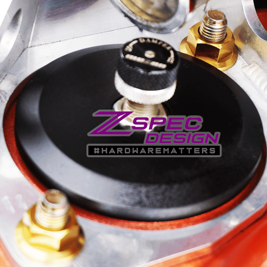 ZSPEC Shock Tower Flare Nuts for '90-96 Nissan Z32 300zx, Grade-5 Titanium - Howling Moto
