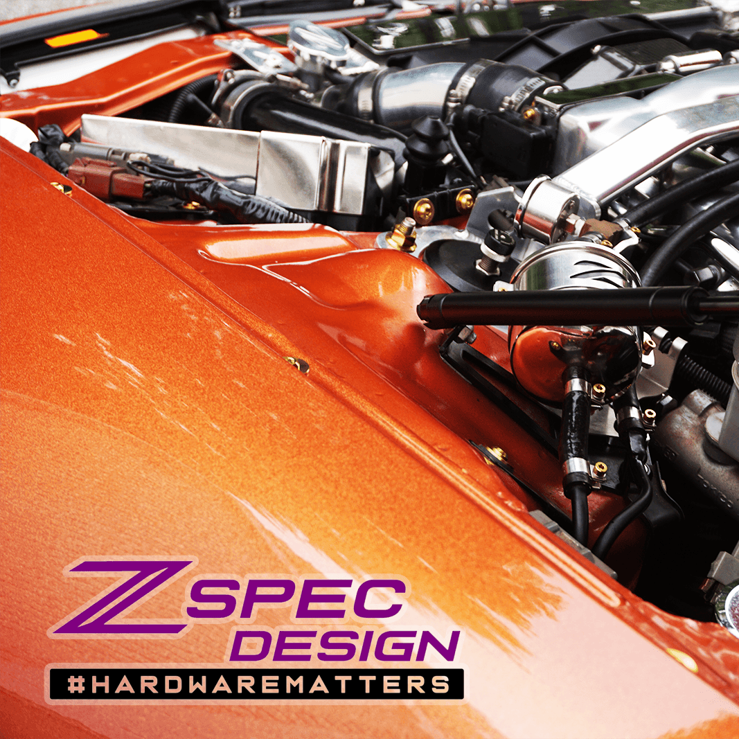 ZSPEC Stage-1 Dress Up Bolts® Hardware Kit for Nissan 300zx Z32, Titanium - Howling Moto