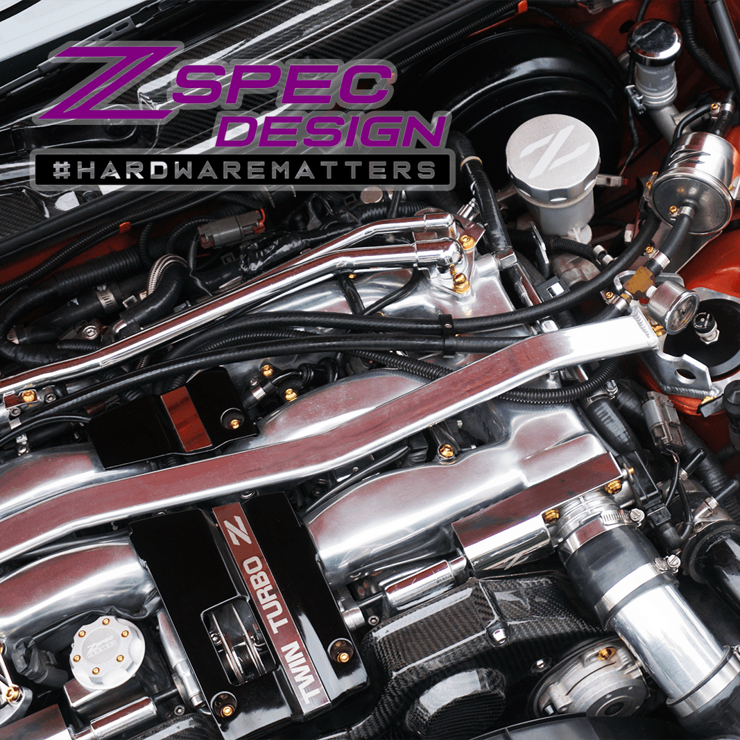ZSPEC Stage-2 Dress Up Bolts® Hardware Kit for Nissan 300zx Z32, Titanium - Howling Moto