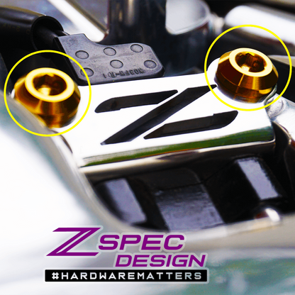 ZSPEC Coil Brackets Dress Up Bolts® Fastener Kit for 300zx Z32, Titanium - Howling Moto