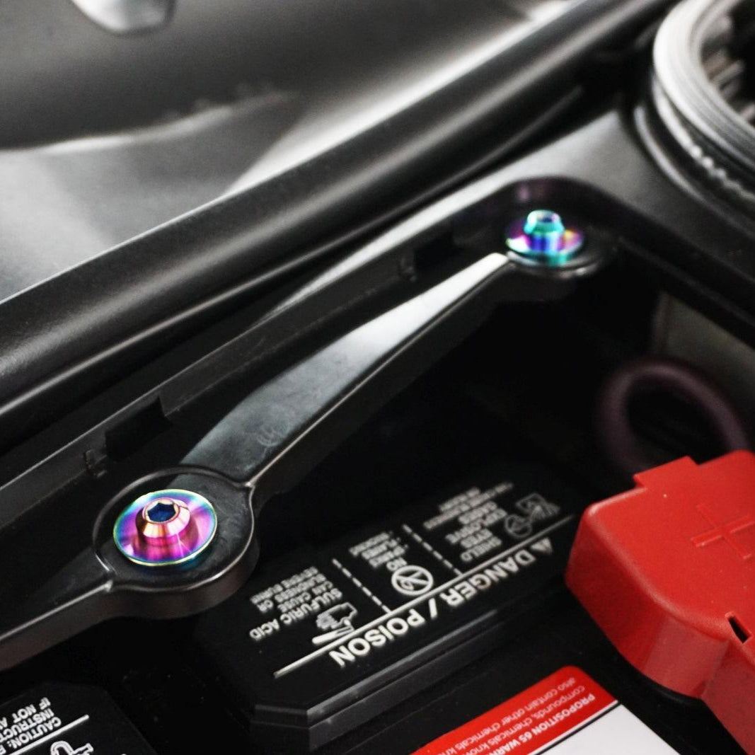 ZSPEC Plastic-Clips Replacement Kit for '09-20 Nissan 370z Z34, Grade-5 Titanium - Howling Moto