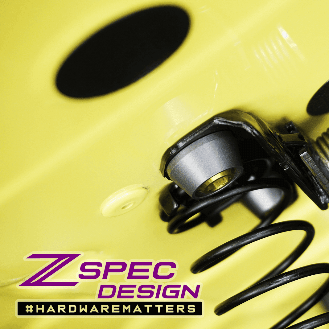 ZSPEC Stage-2 Dress Up Bolts® Hardware Kit for Nissan Z RZ34, Titanium & Billet - Howling Moto