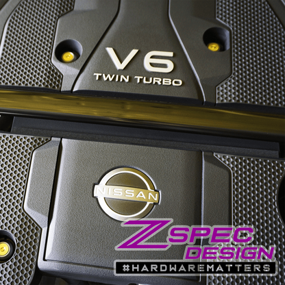 ZSPEC Stage-1 Dress Up Bolts® Hardware Kit for Nissan Z RZ34, Titanium & Billet - Howling Moto