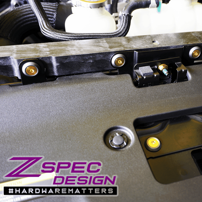 ZSPEC Stage-2 Dress Up Bolts® Hardware Kit for Nissan Z RZ34, Titanium & Billet - Howling Moto