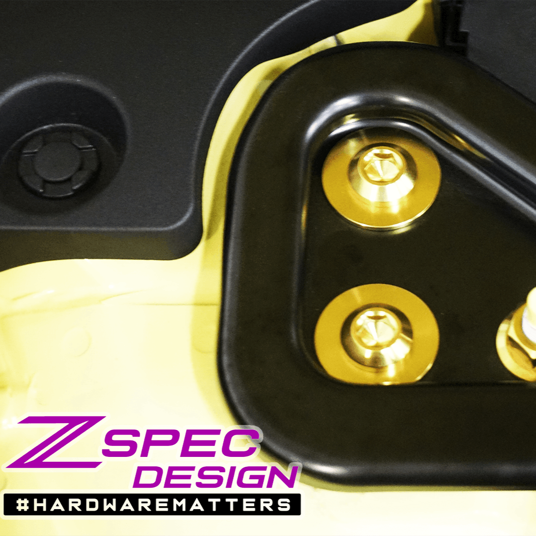 ZSPEC Strut Tower Brace/Bar Fastener Kit for '23+ Nissan Z RZ34, Titanium - Howling Moto