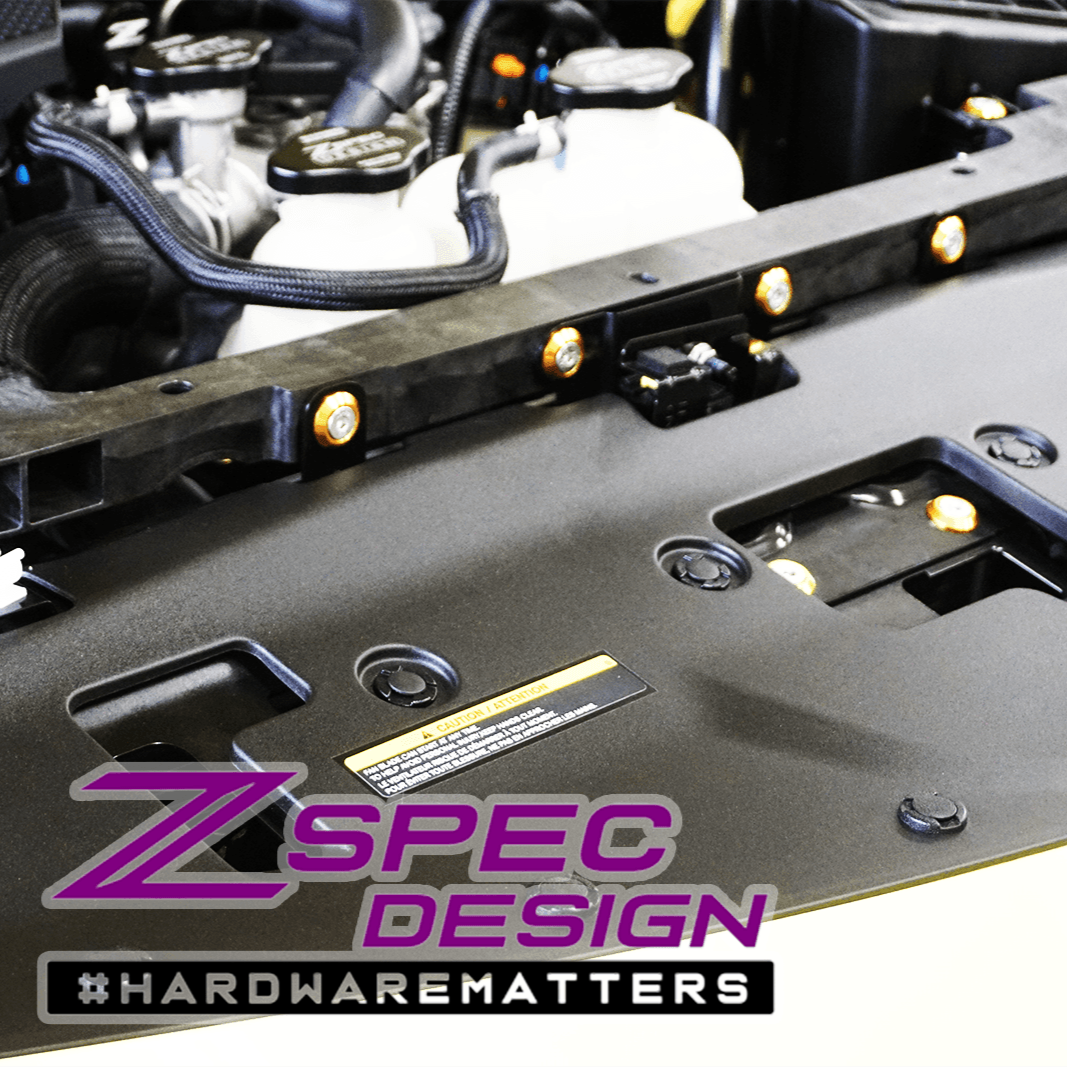 ZSPEC Stage-1 Dress Up Bolts® Hardware Kit for Nissan Z RZ34, Stainless & Billet - Howling Moto