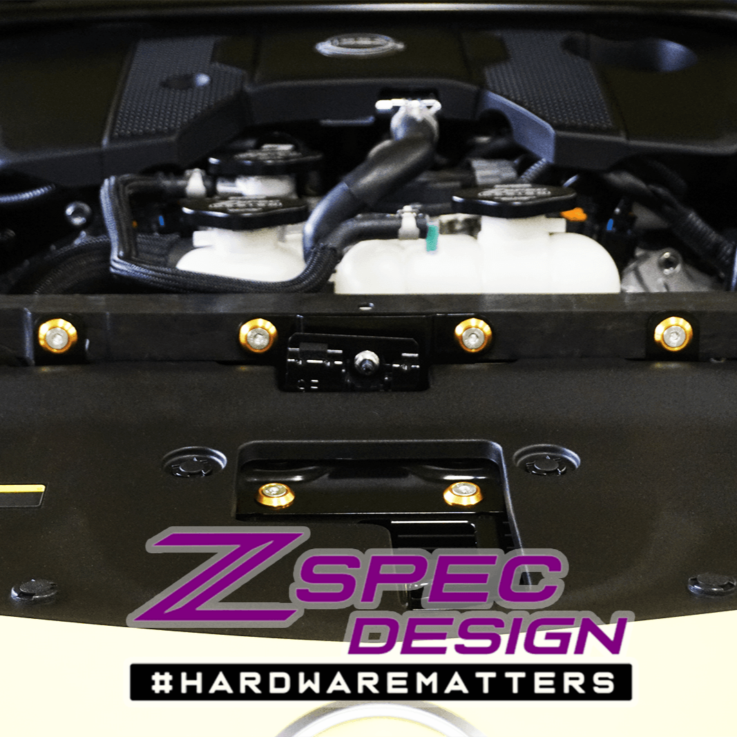 ZSPEC Stage-1 Dress Up Bolts® Hardware Kit for Nissan Z RZ34, Stainless & Billet - Howling Moto