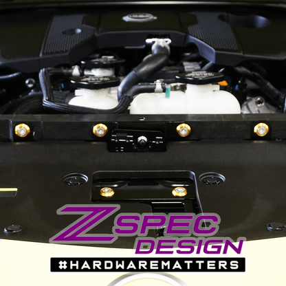 ZSPEC Stage-1 Dress Up Bolts® Hardware Kit for Nissan Z RZ34, Stainless & Billet - Howling Moto