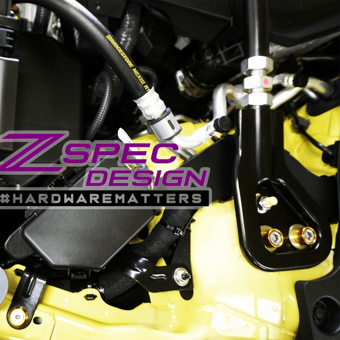 ZSPEC Stage-1 Dress Up Bolts® Hardware Kit for Nissan Z RZ34, Stainless & Billet - Howling Moto