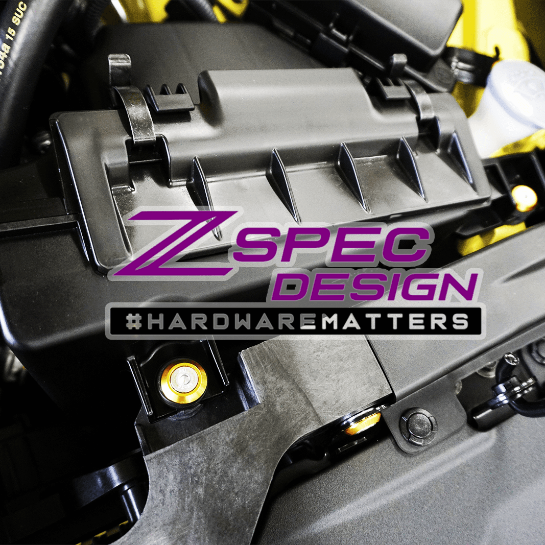 ZSPEC Stage-1 Dress Up Bolts® Hardware Kit for Nissan Z RZ34, Stainless & Billet - Howling Moto