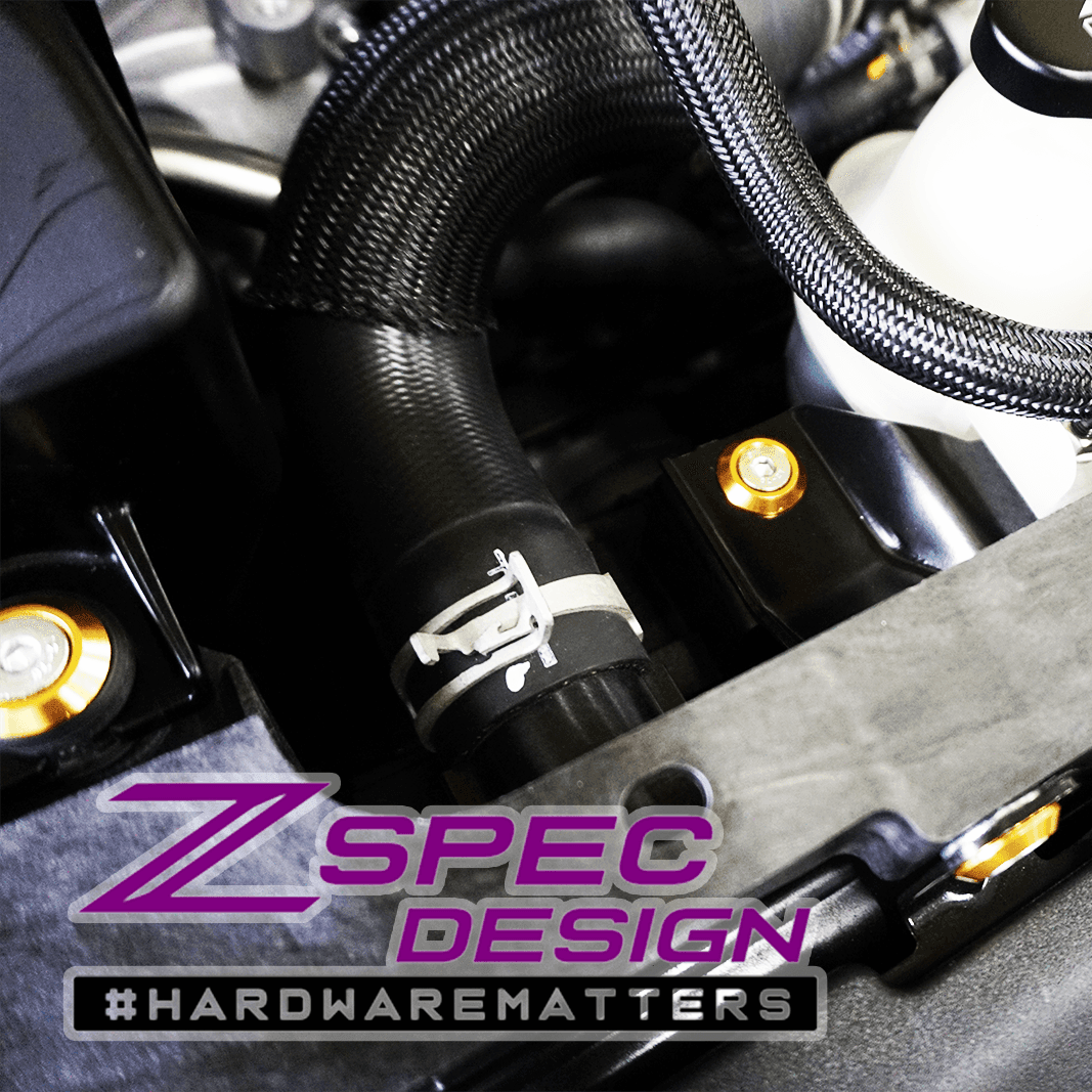 ZSPEC Stage-1 Dress Up Bolts® Hardware Kit for Nissan Z RZ34, Stainless & Billet - Howling Moto