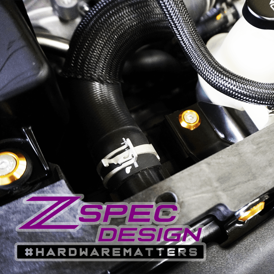ZSPEC Stage-2 Dress Up Bolts® Hardware Kit for Nissan Z RZ34, Stainless & Billet - Howling Moto