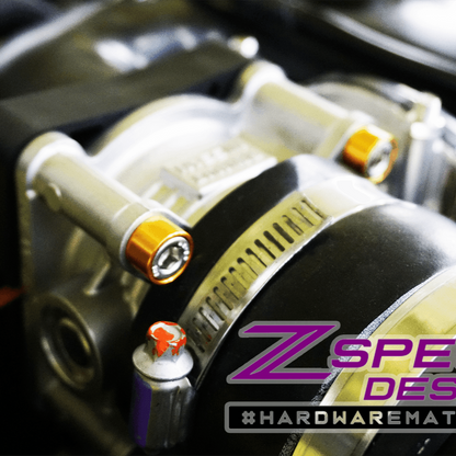 ZSPEC Stage-1 Dress Up Bolts® Hardware Kit for Nissan Z RZ34, Stainless & Billet - Howling Moto