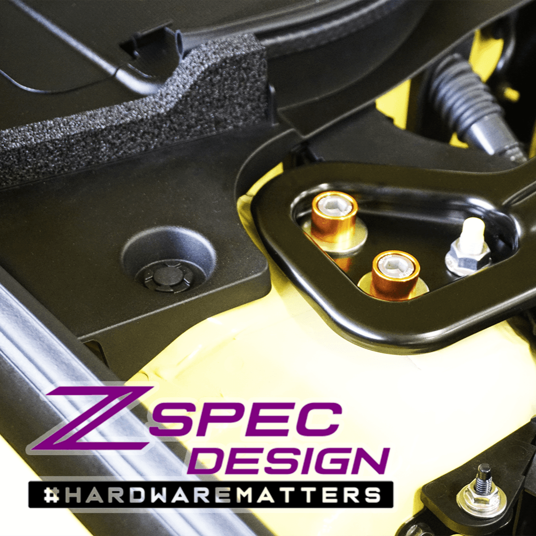 ZSPEC Stage-1 Dress Up Bolts® Hardware Kit for Nissan Z RZ34, Stainless & Billet - Howling Moto