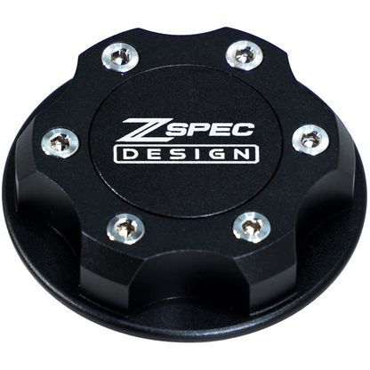 ZSPEC Billet Oil Filler Cap for Nissan/Infiniti/Datsun, Black Cap w/ Titanium Accent - Howling Moto