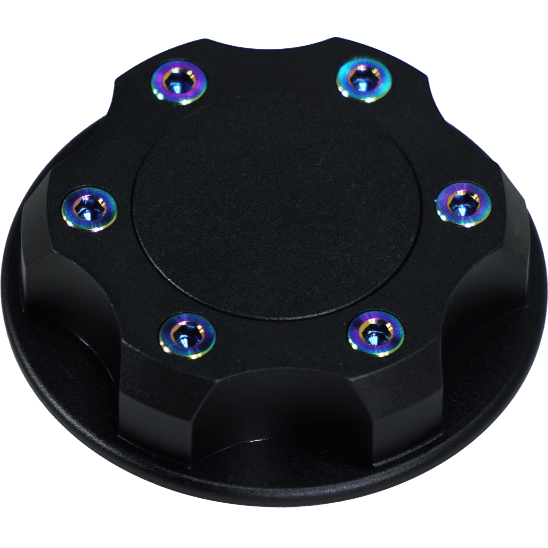 ZSPEC Billet Oil Filler Cap for Nissan/Infiniti/Datsun, Black Cap w/ Titanium Accent - Howling Moto