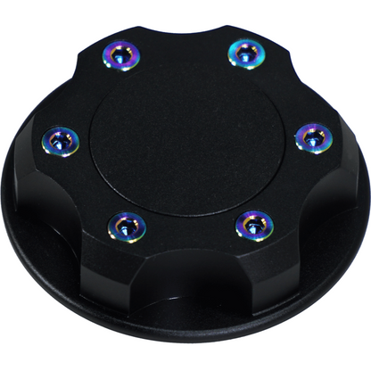 ZSPEC Billet Oil Filler Cap for Nissan/Infiniti/Datsun, Black Cap w/ Titanium Accent - Howling Moto