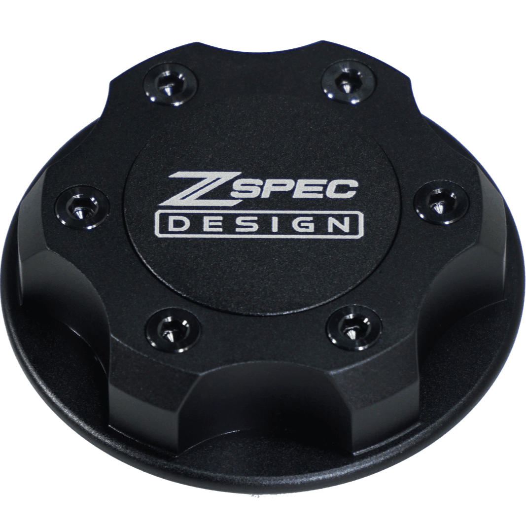 ZSPEC Billet Oil Filler Cap for Nissan/Infiniti/Datsun, Black Cap w/ Titanium Accent - Howling Moto