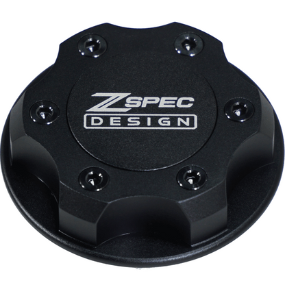 ZSPEC Billet Oil Filler Cap for Nissan/Infiniti/Datsun, Black Cap w/ Titanium Accent - Howling Moto