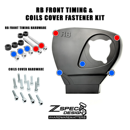 ZSPEC Timing & Coils Cover Fasteners for Nissan RB25/26/30 - Howling Moto