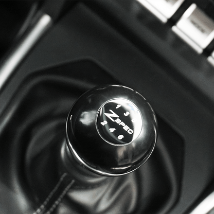 ZSPEC Shift Knob, M10-1.5, Delrin & Stainless, 4-Speed Shift Pattern Coin - Howling Moto