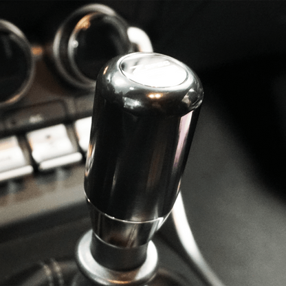 ZSPEC Shift Knob, M10-1.5, Delrin & Stainless, 4-Speed Shift Pattern Coin - Howling Moto
