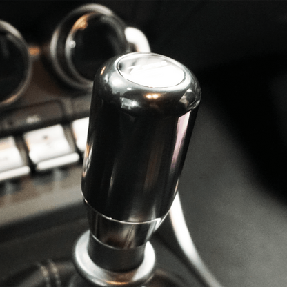 ZSPEC Shift Knob, M10-1.5, Delrin & Stainless, 5-Speed Shift Pattern Coin - Howling Moto