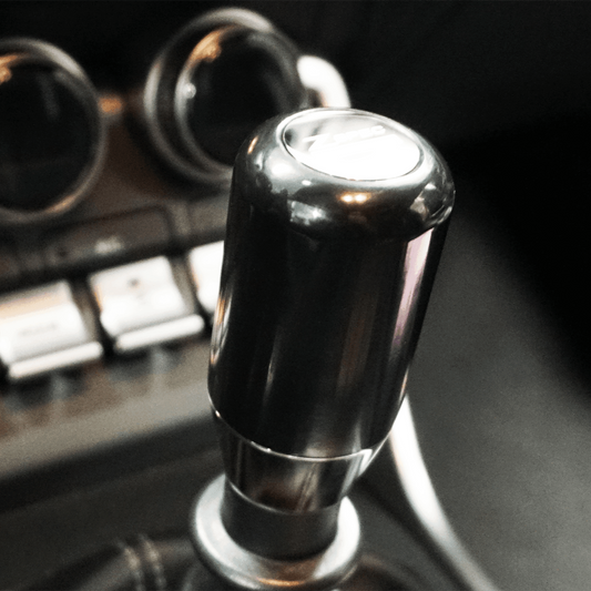 ZSPEC Shift Knob, M8-1.25, Delrin & Stainless, 5-Speed Shift Pattern Coin - Howling Moto