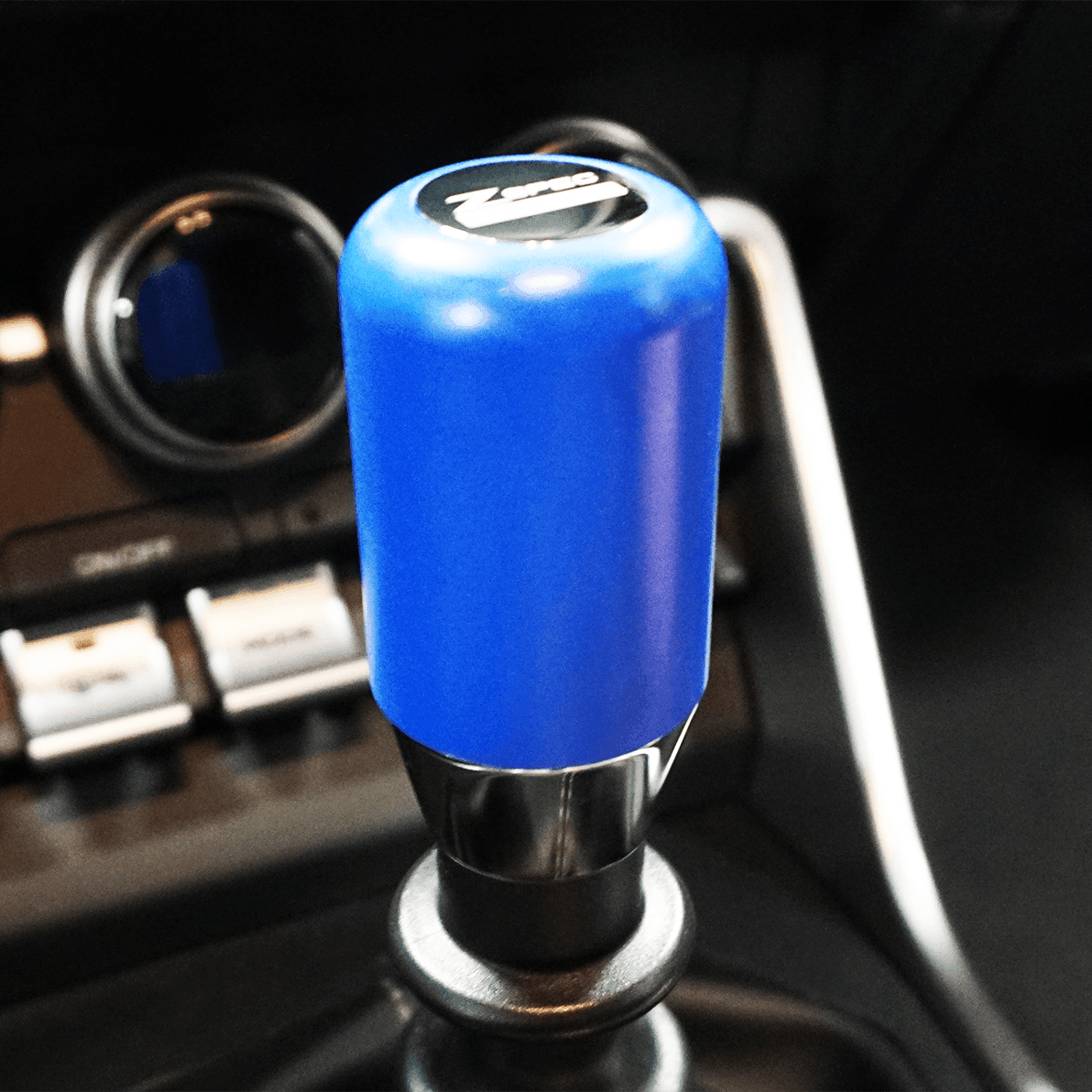 ZSPEC Shift Knob, M10-1.5, Delrin & Stainless, 6-Speed Shift Pattern Coin - Howling Moto