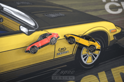 ZSPEC Datsun 280zx S130 Anniversary Edition Lapel / Hat Pin - Howling Moto