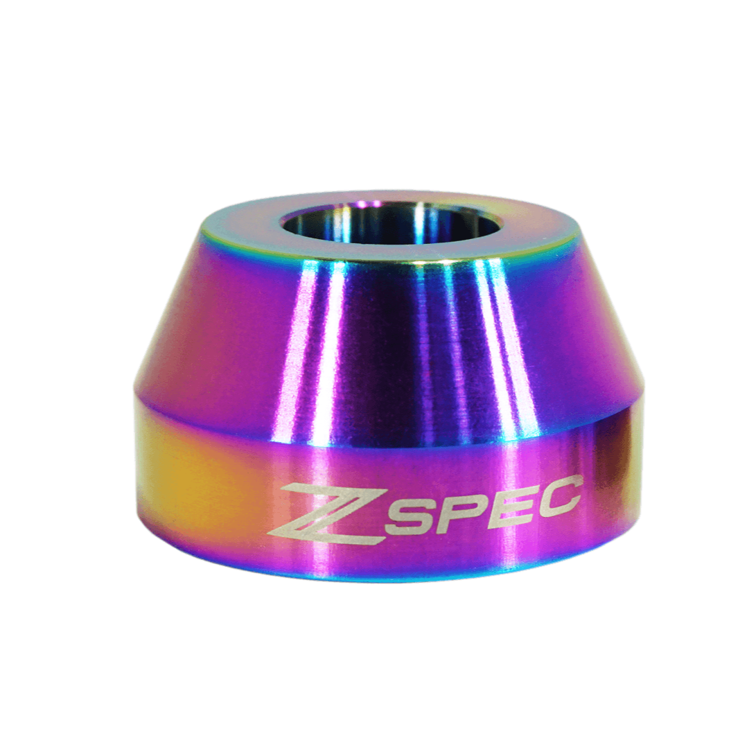 ZSPEC Shift Boot Knob Finisher, Burned Grade-5 Titanium, 20mm Tall, - Howling Moto