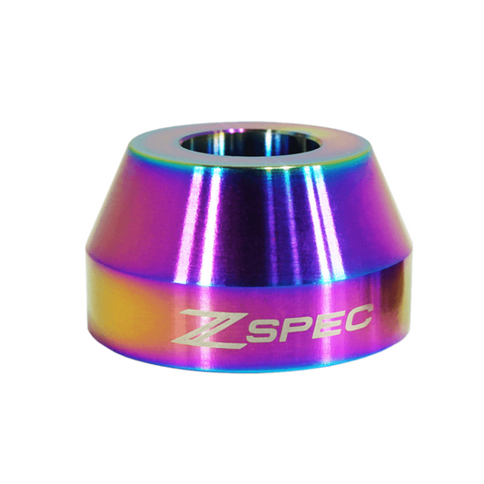ZSPEC Shift Boot Knob Finisher, Burned Grade-5 Titanium, 20mm Tall, - Howling Moto