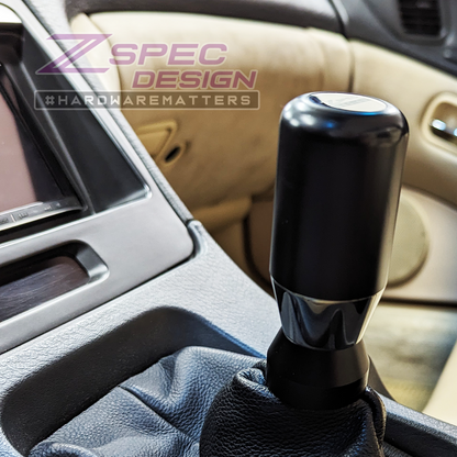 ZSPEC Shift Knob, M10-1.25, Delrin & Stainless, 207 Grams, 4-Speed Pattern - Howling Moto