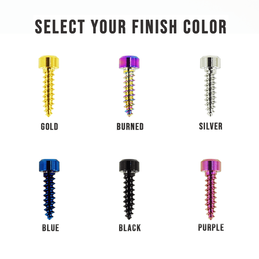 ZSPEC SHSC Coarse M4x16mm Fastener, Titanium Grade-5, per Each - Howling Moto