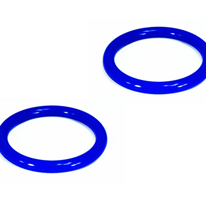 ZSPEC Quick Release Bumper Fastener Kit w/SILVER Catches & Colored Bands - Howling Moto