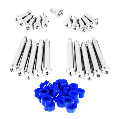 ZSPEC Shoulder-Bolt Timing Covers Fasteners w/ Bushings, Nissan 300zx Z32, Titanium - Howling Moto