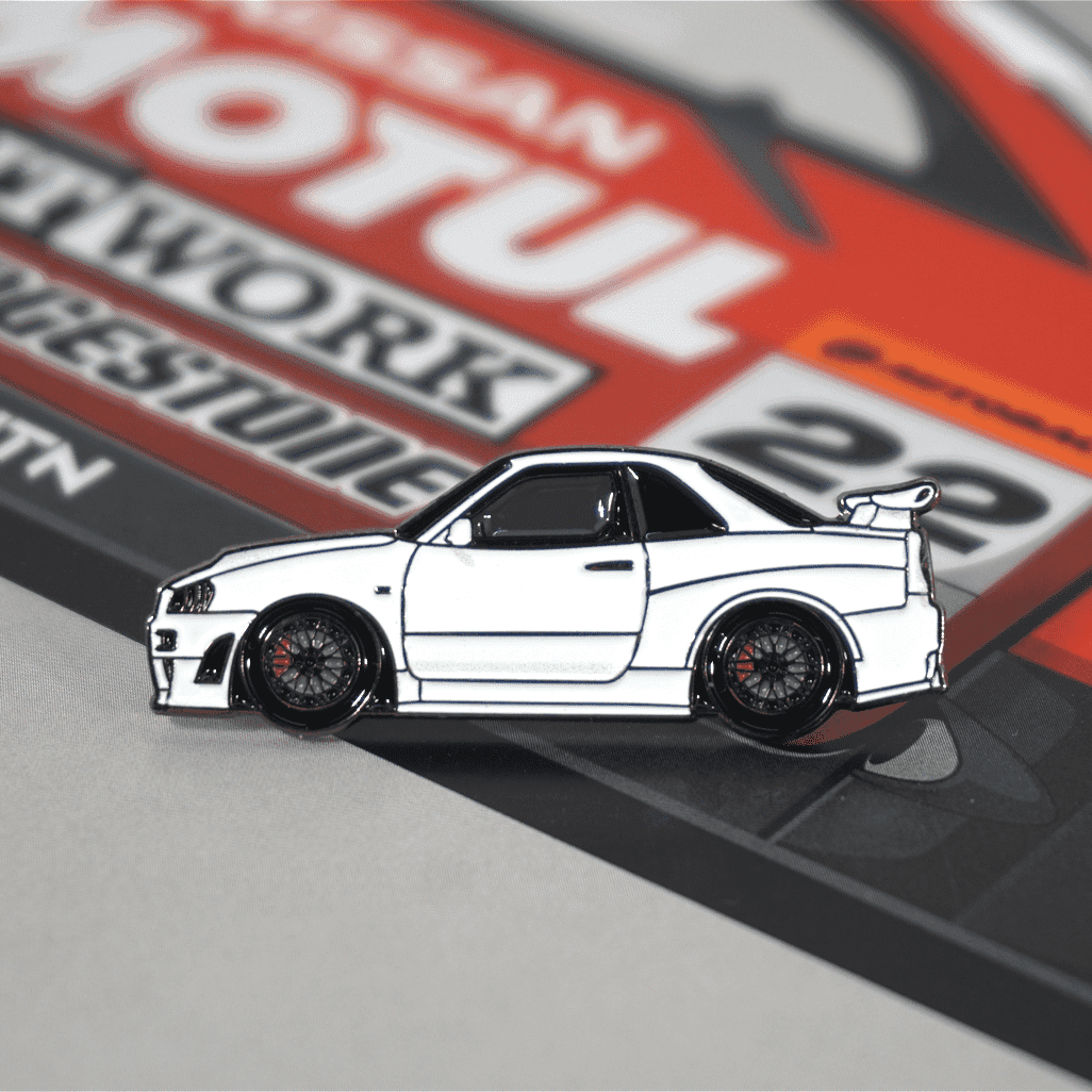 ZSPEC Nissan Skyline GT-R R34 Tribute Lapel / Hat Pin - Howling Moto