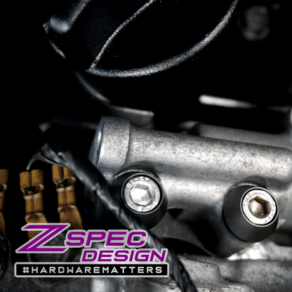 ZSPEC Stage-3 Dress Up Bolts® Fastener Kit for 05-21 Nissan Frontier D40, Stainless & Billet - Howling Moto