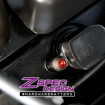 ZSPEC Stage-2 Dress Up Bolts® Fastener Kit for '05-21 Nissan Frontier D40, Titanium & Billet - Howling Moto