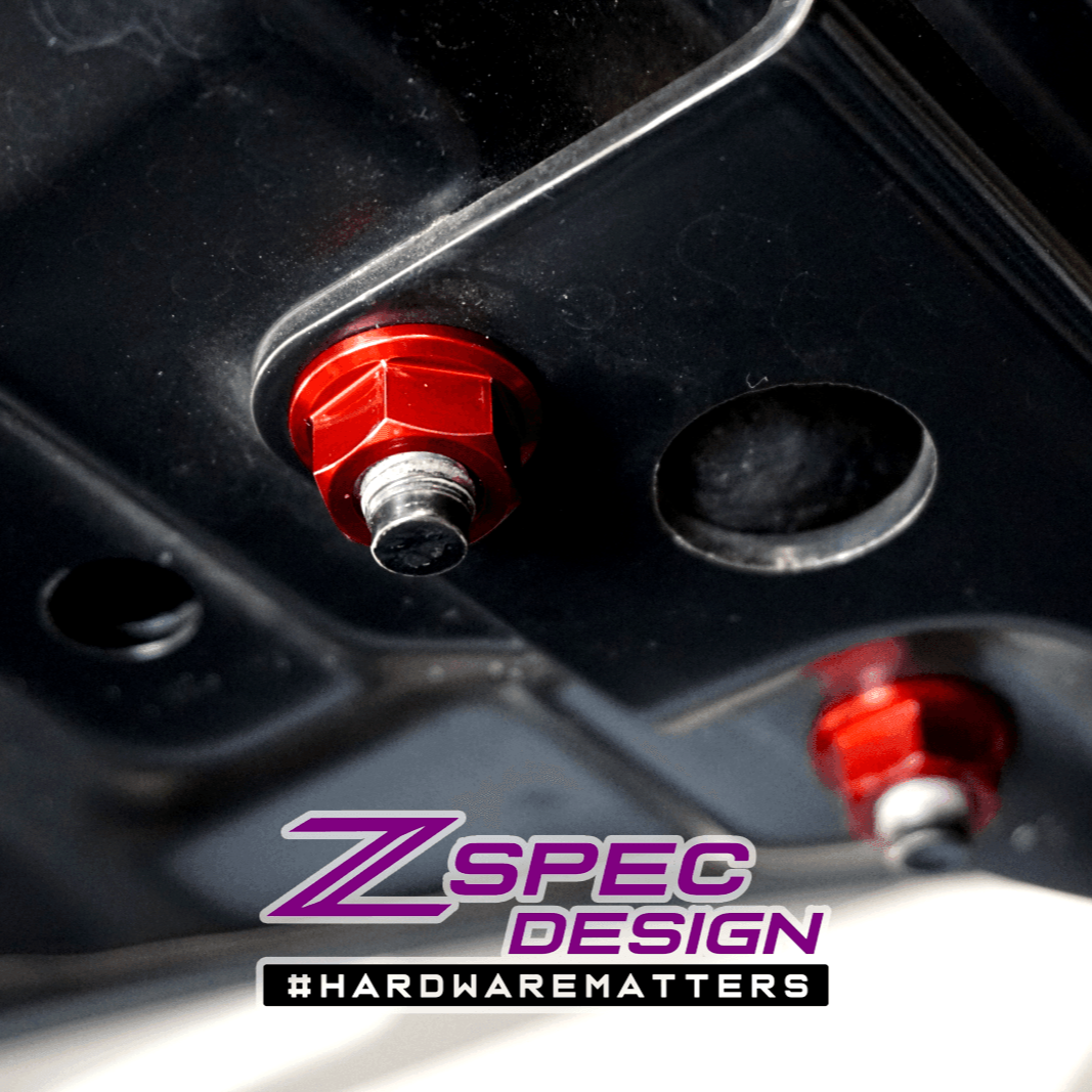 ZSPEC Stage-2 Dress Up Bolts® Fastener Kit for '05-21 Nissan Frontier D40, Titanium & Billet - Howling Moto