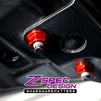 ZSPEC Stage-2 Dress Up Bolts® Fastener Kit for '05-21 Nissan Frontier D40, Titanium & Billet - Howling Moto