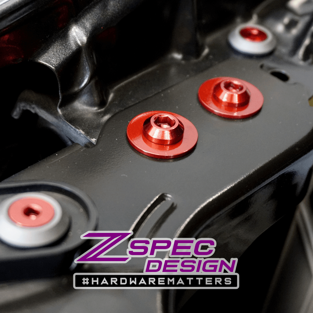 ZSPEC Stage-2 Dress Up Bolts® Fastener Kit for '05-21 Nissan Frontier D40, Titanium & Billet - Howling Moto